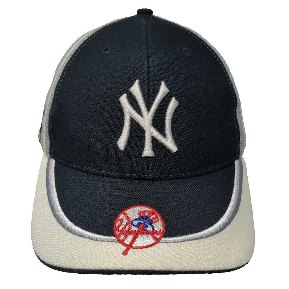 New York Yankees MLB Twins Enterprise Baseball Cap Blue Gray White OSFM Hat NY